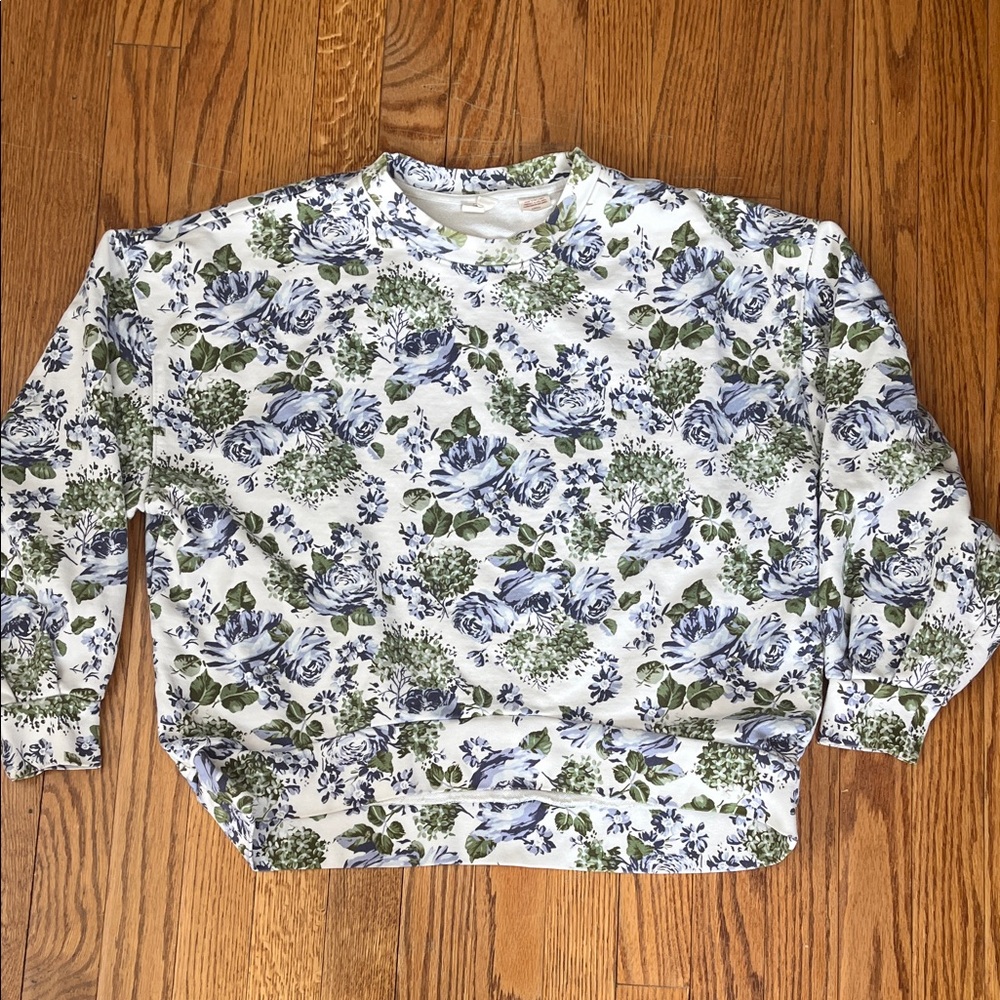 Levis Floral Sweatshirt Small
